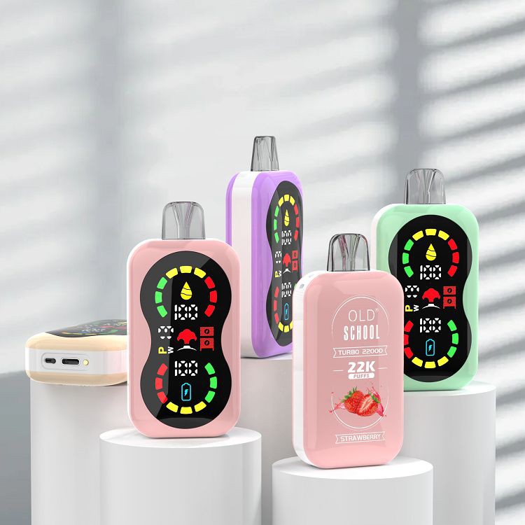 22000 puffs justerbar forstøvningsfunksjon