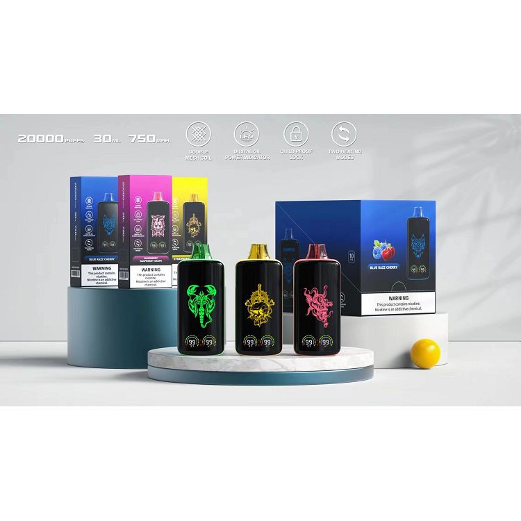 Kul glansdrakt vape magiske 20000 puffs