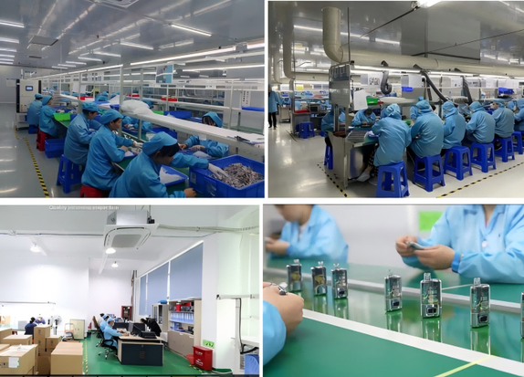 Vape production workshop display Vape production workshop display